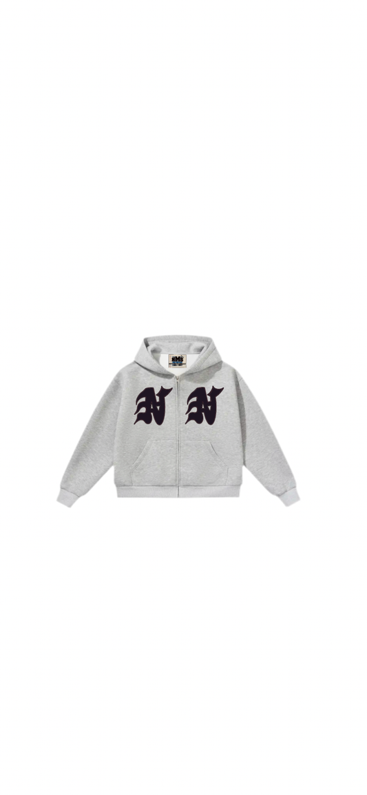 NMS DOUBLE N HOODIE (GRAY)