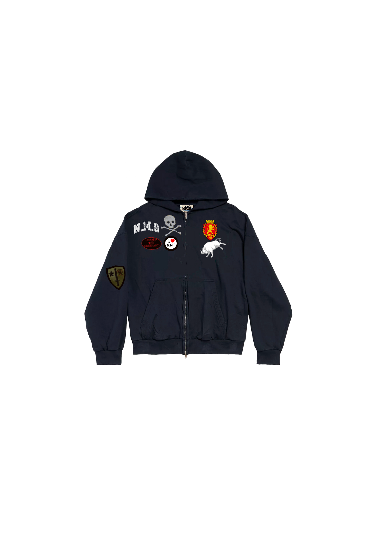 NMS Patchwork Hoodie